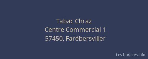 Tabac Chraz