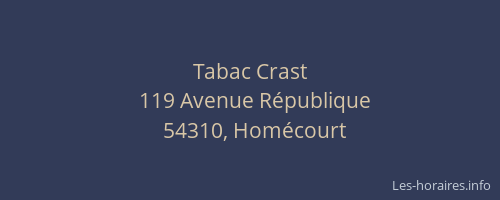 Tabac Crast