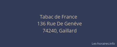 Tabac de France