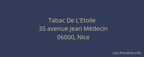 Tabac De L'Etoile