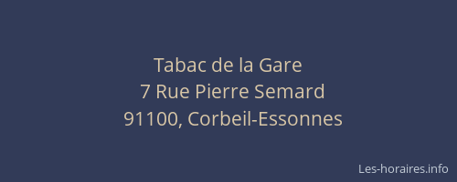 Tabac de la Gare
