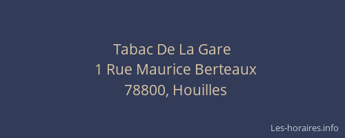 Tabac De La Gare