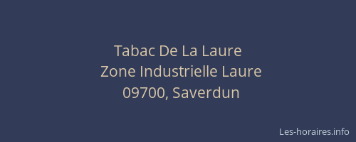 Tabac De La Laure