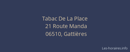 Tabac De La Place