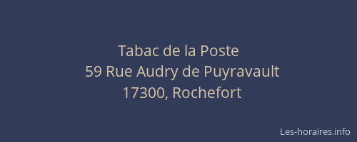 Tabac de la Poste