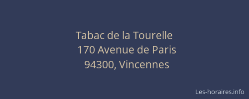 Tabac de la Tourelle