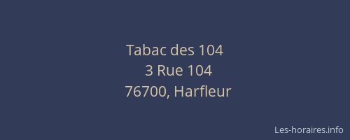 Tabac des 104