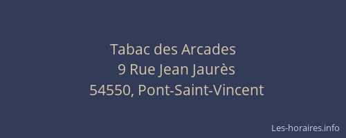 Tabac des Arcades
