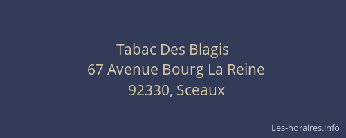 Tabac Des Blagis