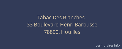 Tabac Des Blanches
