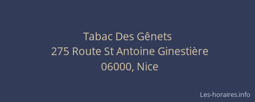 Tabac Des Gênets