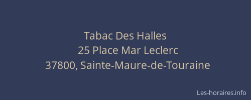 Tabac Des Halles