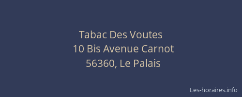 Tabac Des Voutes