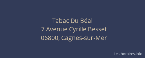 Tabac Du Béal