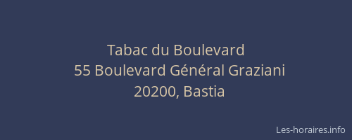 Tabac du Boulevard