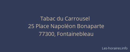 Tabac du Carrousel