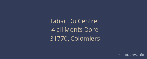 Tabac Du Centre