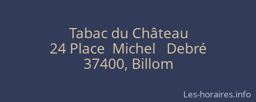 Tabac du Château