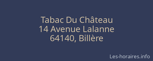 Tabac Du Château