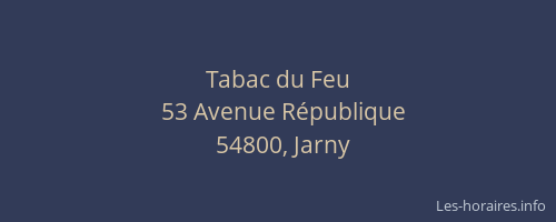 Tabac du Feu