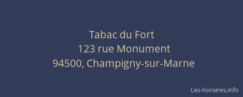 Tabac du Fort