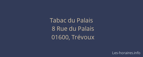 Tabac du Palais
