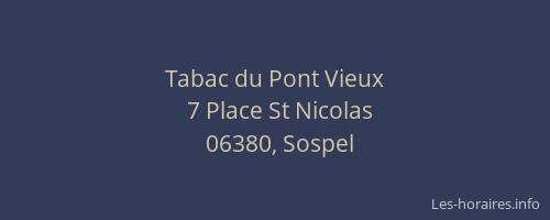 Tabac du Pont Vieux