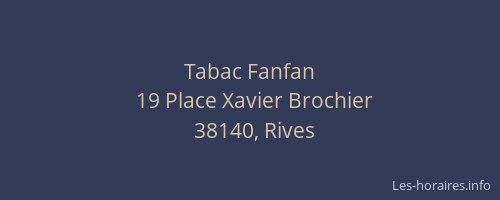 Tabac Fanfan