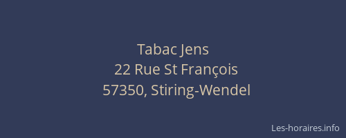 Tabac Jens