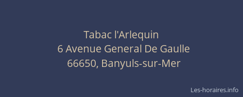 Tabac l'Arlequin