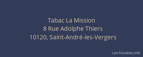 Tabac La Mission