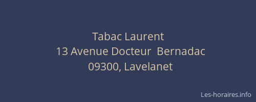 Tabac Laurent