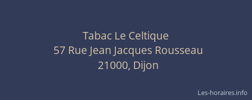Tabac Le Celtique