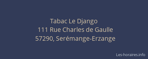 Tabac Le Django