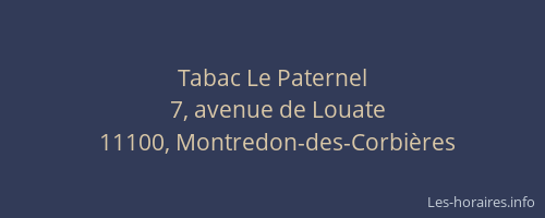 Tabac Le Paternel