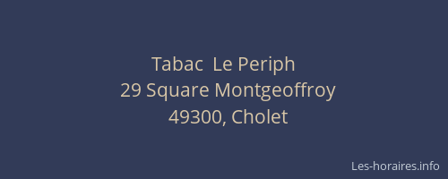 Tabac  Le Periph