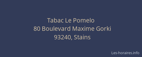 Tabac Le Pomelo