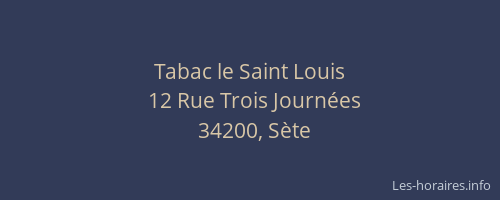 Tabac le Saint Louis