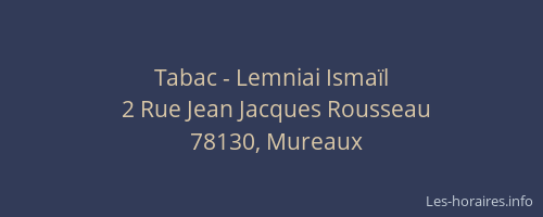 Tabac - Lemniai Isma&iuml;l