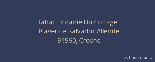 Tabac Librairie Du Cottage