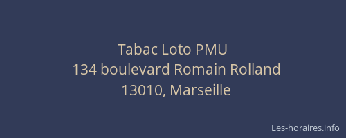 Tabac Loto PMU