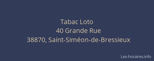 Tabac Loto