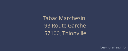 Tabac Marchesin