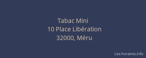 Tabac Mini