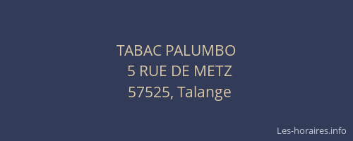 TABAC PALUMBO