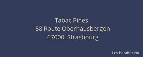 Tabac Pines