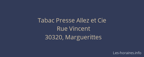 Tabac Presse Allez et Cie