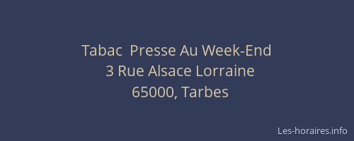 Tabac  Presse Au Week-End