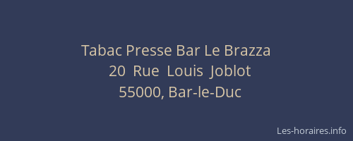 Tabac Presse Bar Le Brazza