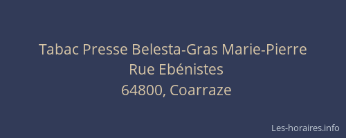 Tabac Presse Belesta-Gras Marie-Pierre